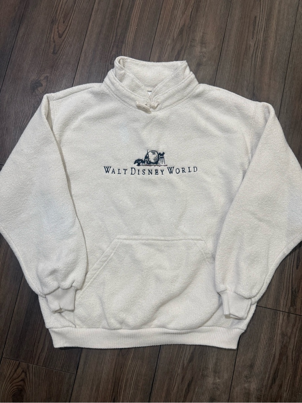 Vintage Walt Disney World Epcot Fleece Pullover Sweatshirt USA Made Men’s Small